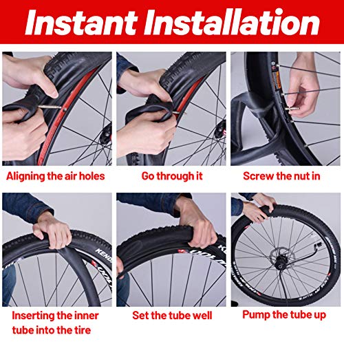 image for Rainmae 4 Pack 20 Inch Bike Inner Tubes, 20x1.75/1.90/1.95/2.10/2.125 
