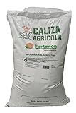 Cal agricola 25kg. Aumenta el pH del suelo. Mejora la asimilacion de nutrientes. Huerta y jardin. Listo para usar. Caliza agricola