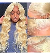 JGMI 13x6 613 Lace Front Wig Human Hair 150% Density 613 HD Lace Frontal Wig Blonde Lace Front Wi...