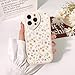 Lovmooful Compatible for iPhone 14 Pro Max Case Cute Flower Floral Leaf with Love Lens Bumper Protector for Girls Women Soft TPU Shockproof Protective Girly for iPhone 14 Pro Max-Color Flower