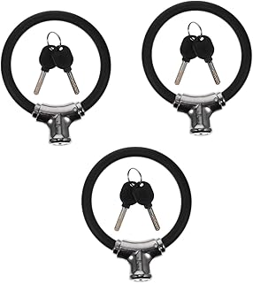CLISPEED Electric Bike E Bikes 3 Sets Lock Motorized Bicycles Bikes Bikes Bike Lock for Electric Bike Bike Lock Bike Safety Lock Professional Cycling Lock Portable Bike Lock Outdoor Bike Lock E Bikes