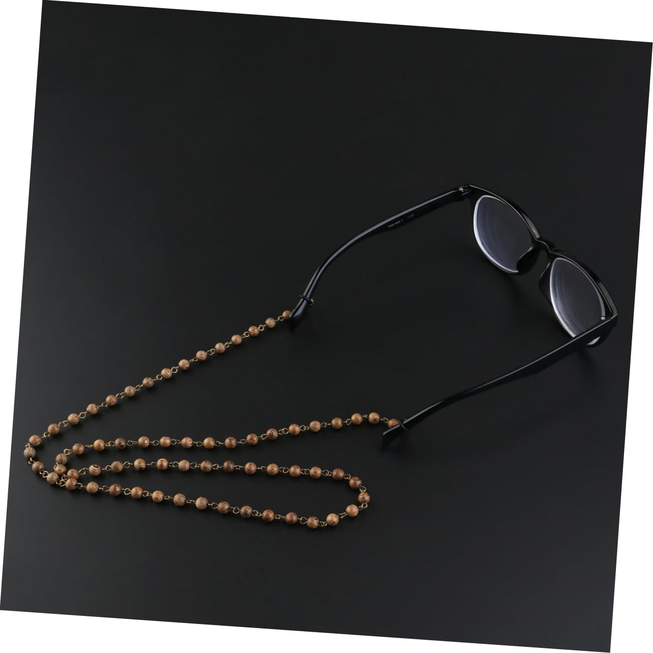 SHERCHPRY 2 Piezas cadena de cuentas de madera Gafas de sol cadena de anteojos de cuentas