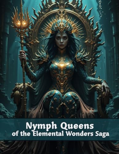 Nymph Queens of the Elemental Wonders Saga: Realistic Grayscale Coloring Book for Adults and Teens featuring Water-Wielding Heroines and Enchanting ... Coloring Books for Adults and Teens)