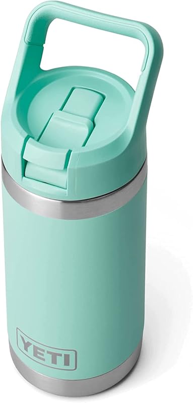 YETI Rambler Jr. Botella para niños de 12 oz, con tapa con pajita