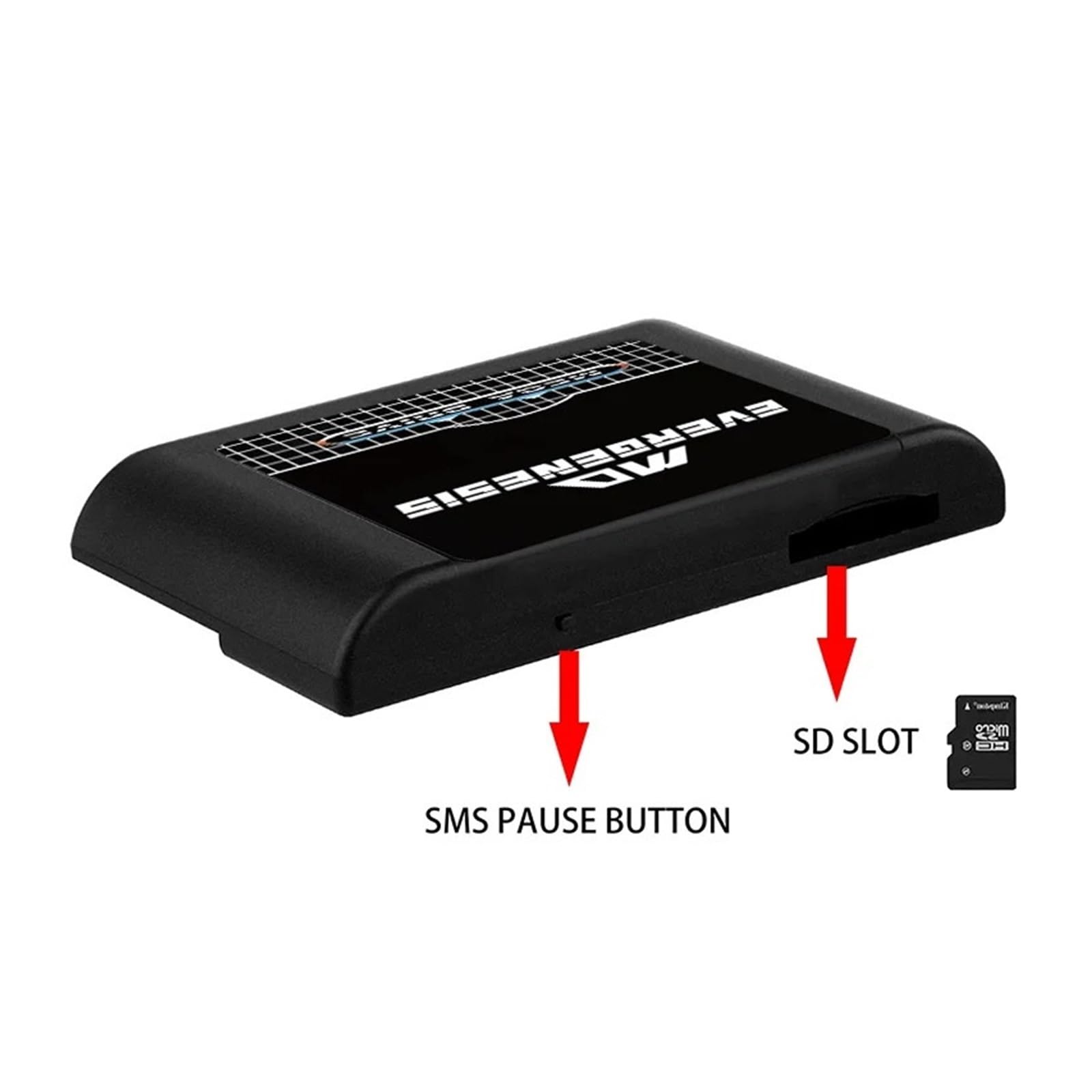 Cartuccia Di Gioco EDMD 3000 In 1 Con Scheda Mini SD Da 4 GB - Compatibile Con SEGA Genesis Mega Drive MD, Scheda Flash For Giochi Retrò For Giochi Classici A 16 Bit(Purple)