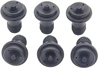 Wine Bottle Stopper, Wine Saver Vacuum Stoppers, Wine Pump Vacuum Stoppers, Rubber Wine Stoppers for Wine Saver Vacuum Pump Preserver, Solid stoppers Fit Every Bottle,Keep Wine Fres (6 Pcs)