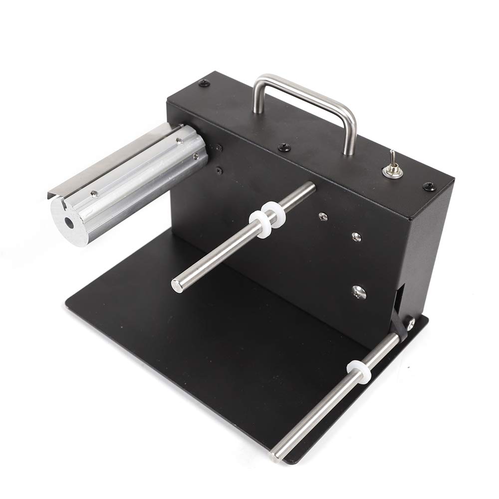 Xianxus Label Rewinder Automatic Label Rewinder Automatic Synchronization Rewind Bar Code Tags 110V-220V Rewinding Machine 180MM