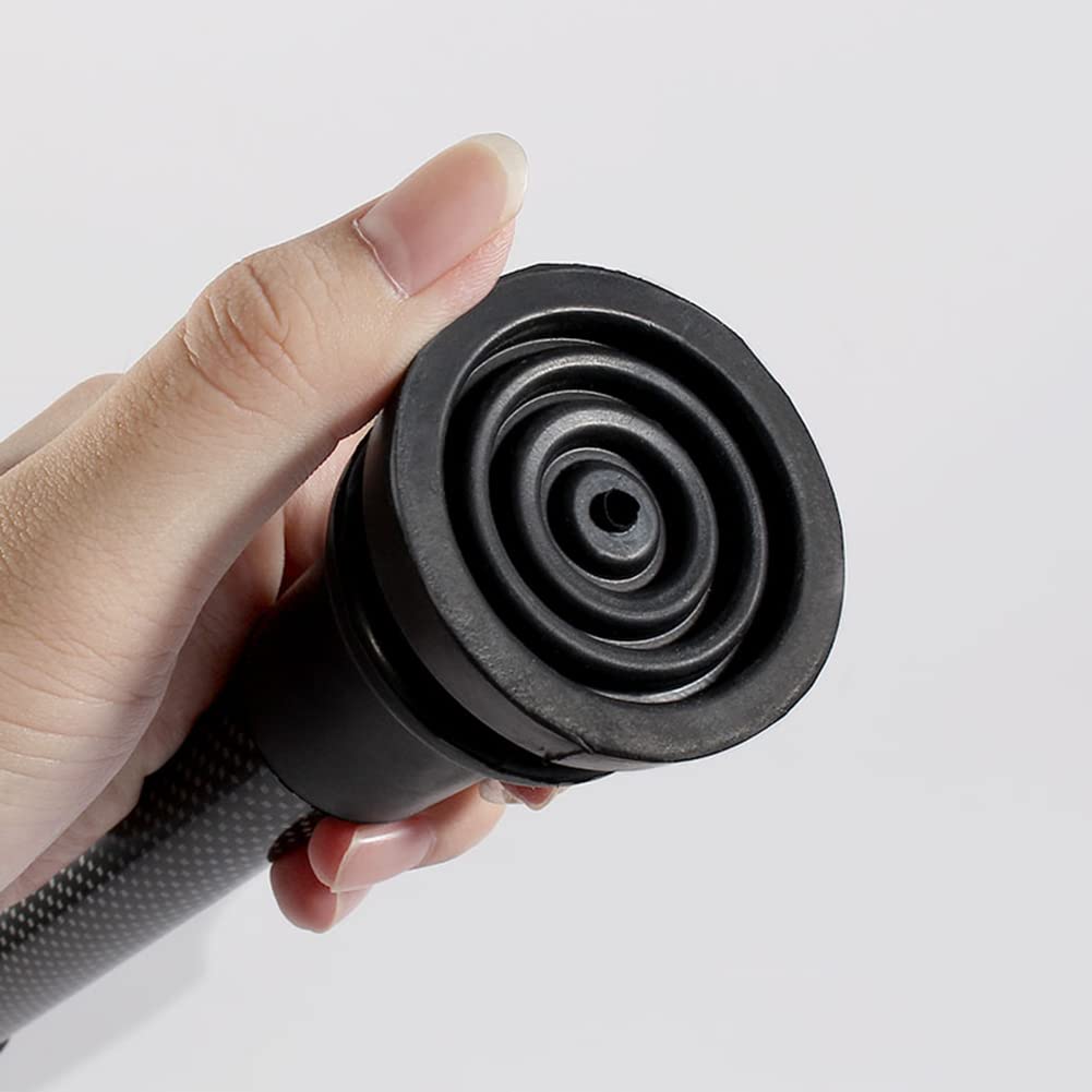 NGD Stampelle Avambraccio Pieghevoli in Alluminio per Aadulti (x2 unità),Regolabili in Altezza-Stampelle Ortopediche Ergonomica,con Ammortizzatori e Borsa di Immagazzinaggio(Nero)