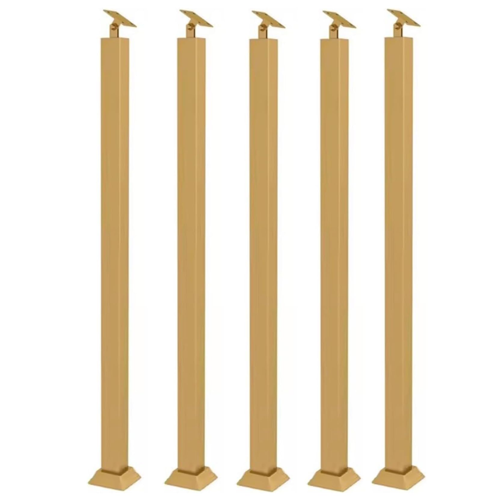 Poteaux de balustre carrés en métal de qualité supérieure avec support de main courante