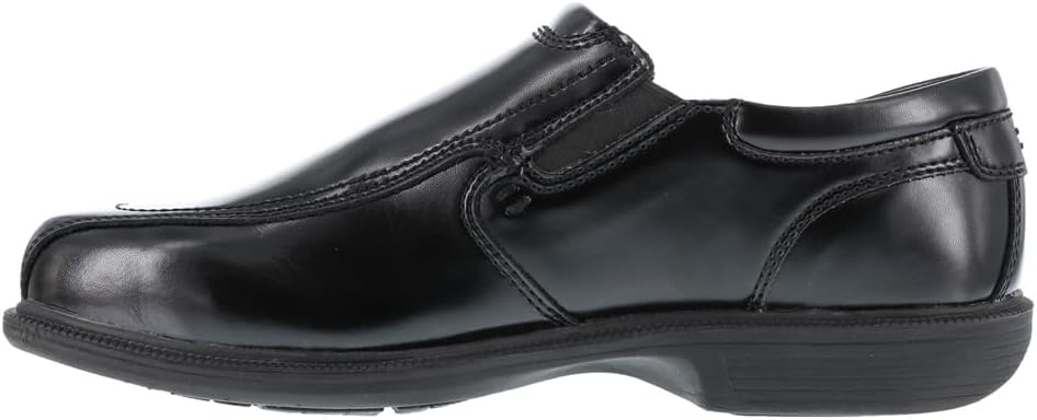 Florsheim Work Coronis Men's Steel Toe Dress Slip-on Shoe Black - 7 X-wide