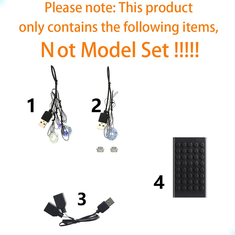 GEAMENT LED Light Kit Compatible with LEGO Wildflower Bouquet - Lighting set for Icons 10313 (Model Set Not Included) - Image 3