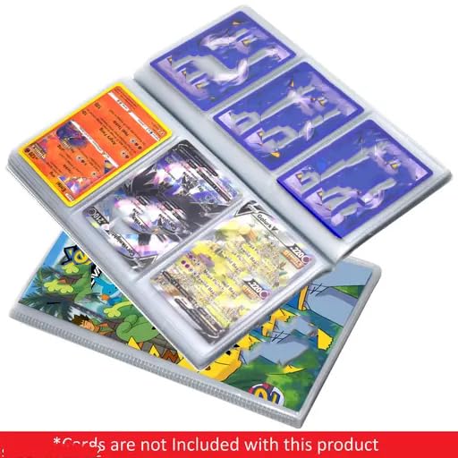 Image of Cards Album for Kids,Boys,Girls,Adults Empty Card Binder (3 Pocket Empty Cards Album)