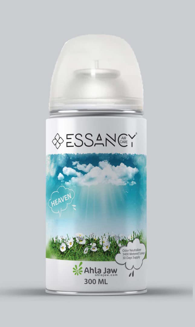 Ahla JawHeavenly Aroma Aerosol – 300ml | The product is called heaven aroma aerosol, and it is a refreshing air fragrance with extended scent coverage for bathrooms, homes, and offices.