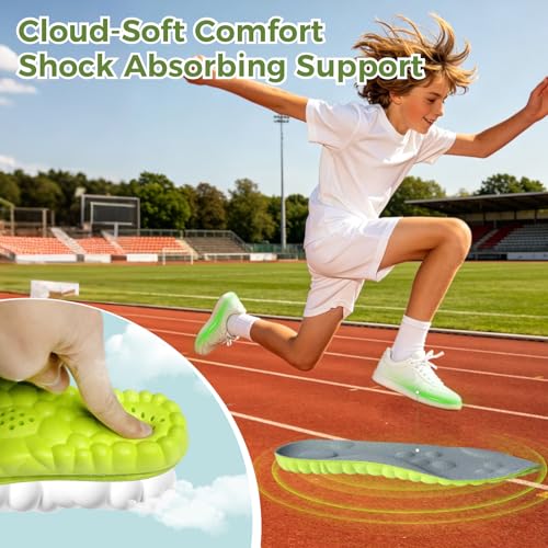Plantillas de espuma viscoelástica para niños con soporte acolchonado miniatura 2