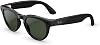 Lentes inteligentes Ray-Ban Meta (Gen 2), Headliner, Gris Asteroide Brillante | Para hombre y mujer — Batería de 2x duración — Ultra HD 3K — Cámara de 12 MP, audio, grabación de video — Lentes Transitions® Esmeralda — Lentes de sol 6