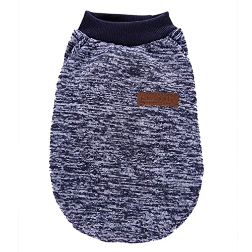 Image of Dog Sweaters for Small Dogs, Soft Fleece Puppy Clothes, Warm Winter Coat