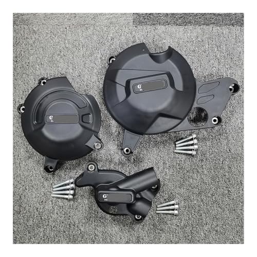 Estator lado motor protector para SV650 y V-Strom 650 en acabado fibra carbono