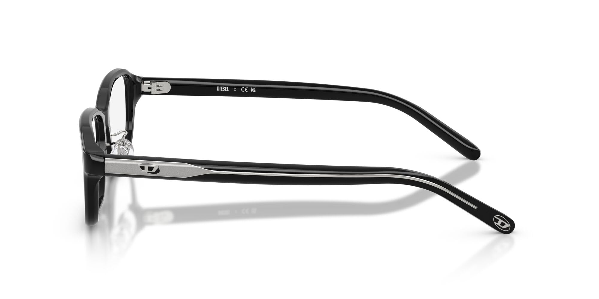 Diesel Montatura per occhiali, nero, 56-17-145 mm, 0DL4020D