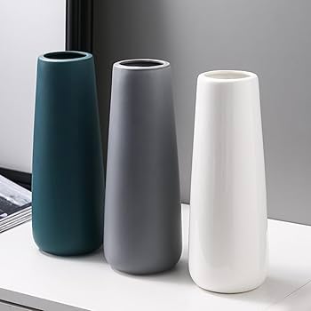 Amazon.co.jp: YJFFQ かびん セラミック 大きい 花器 花瓶