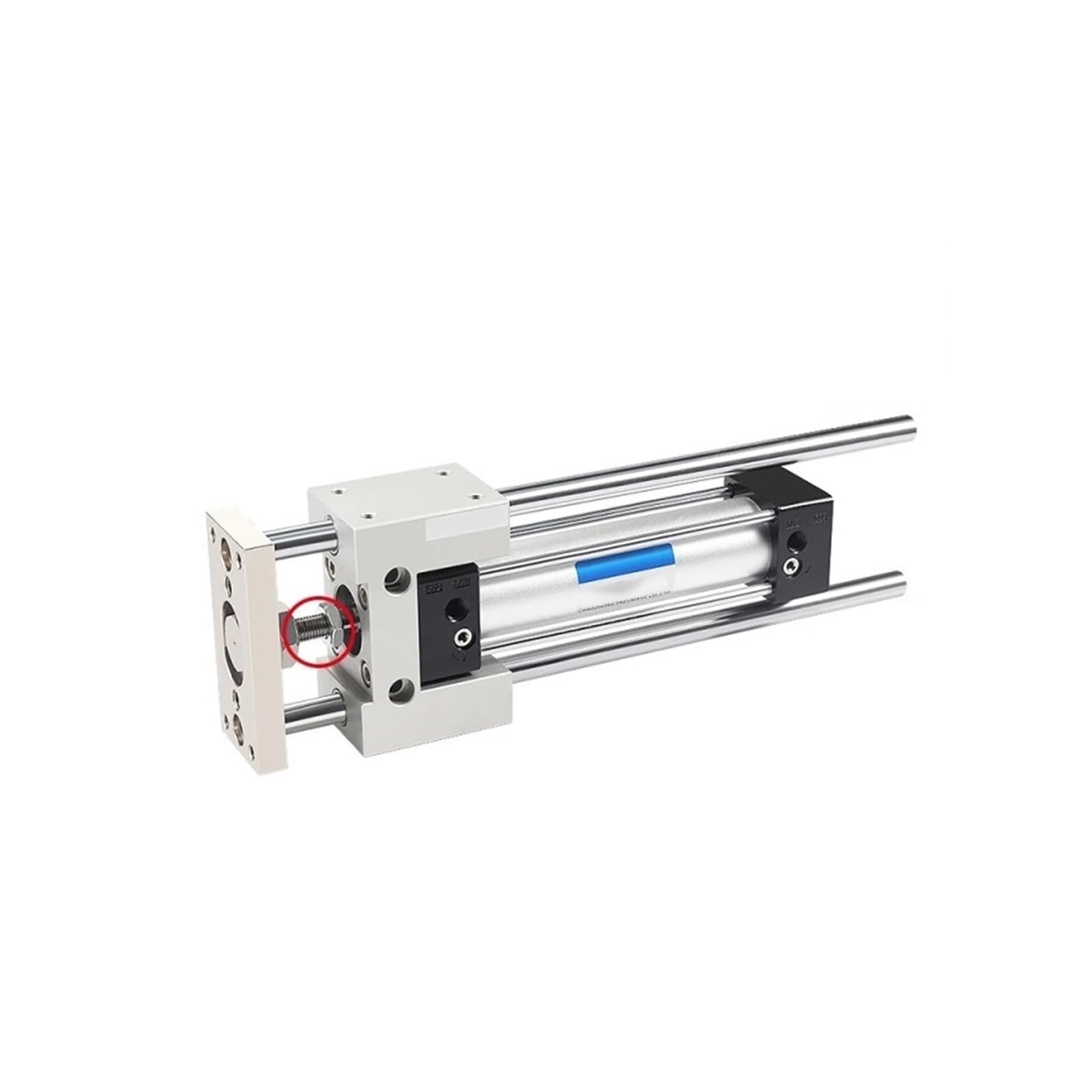 Vérin pneumatique SC40 250mm et rail de guidage mécanique SC32 DNC