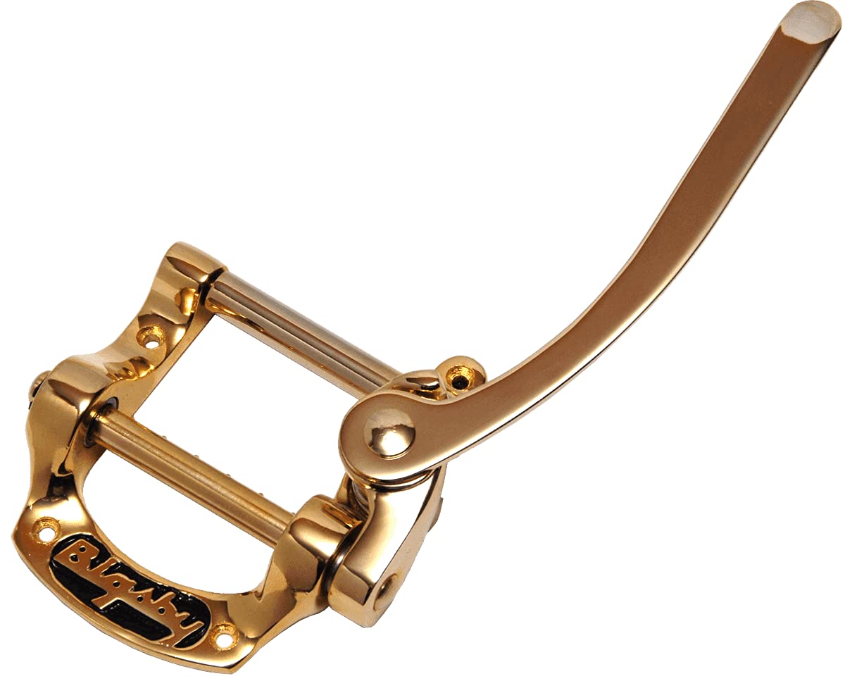 Vibrato Konzertgitarre B5 für Massivholz-Flachdecke, goldfarben