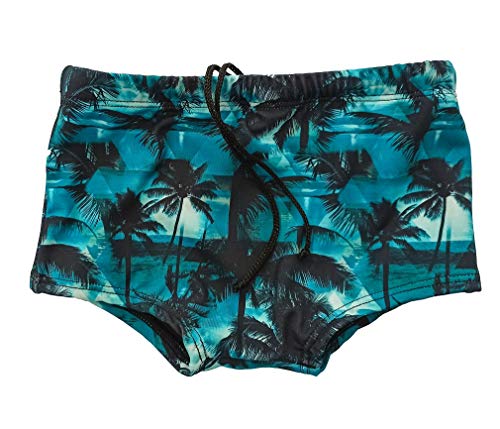 Conjunto infantil proteção UV menino 0 a 16 anos - camiseta e sunga boxer (14)