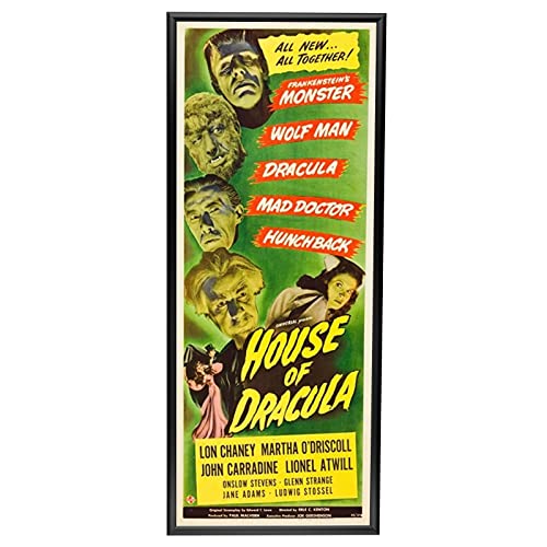 Snapezo Poster Frame 14X36 Inches, Black 1 Inch Aluminum Profile, Front-Loading Snap Frame, Wall Mounting, Sleek Series #TOP1