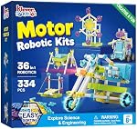 JOVA Klever Kits 36-in-1 Motor Robotic Kits, Make Your Own Kids Craft Kits Educational STEM Toys for Ages 8-13 Boys and Girls, Science Gifts for 8 Years Old
