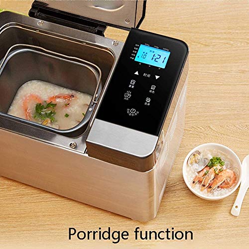 GAOJINXIURZ Waffeleisen 14 Preset-Funktionen, 15H Delay Timer und 1 Stunde warm halten Einstellungen 1 Litre- Edelstahl… – Bild 3