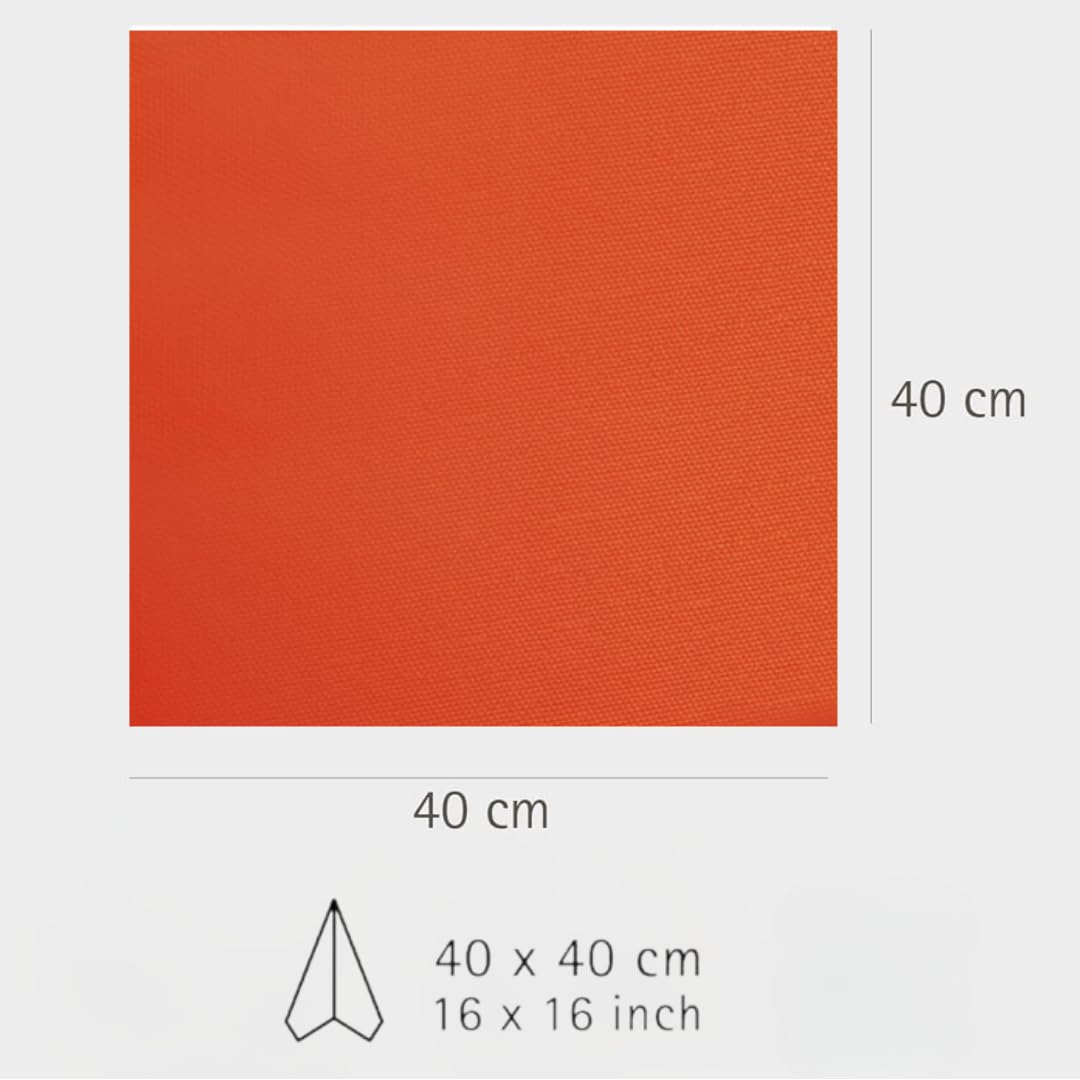 Lot De 50 Serviettes Airlaid 40x40 Cm Terre Cuite - Qualité Supérieure Aspect Tissu