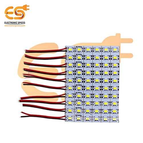 Image of Electronic Spices 4v 60 Cool White Aluminum Led Hard Strip Light Bulbs Plate