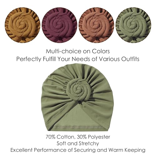 Image of KYNARI Turban Head Wraps for Women, Pretied Stretch Bonnet Hair Wrap