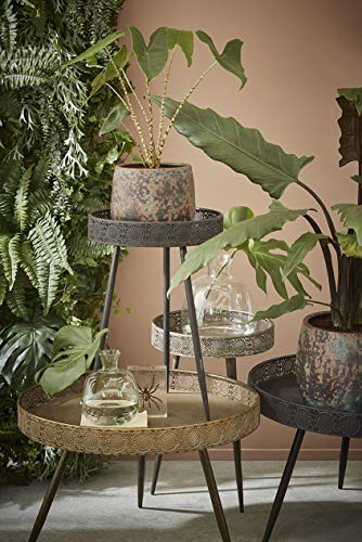 Mica Decorations Lagune Couchtisch - H45,5 x Ø70 cm - Metall - Bronze – Bild 3