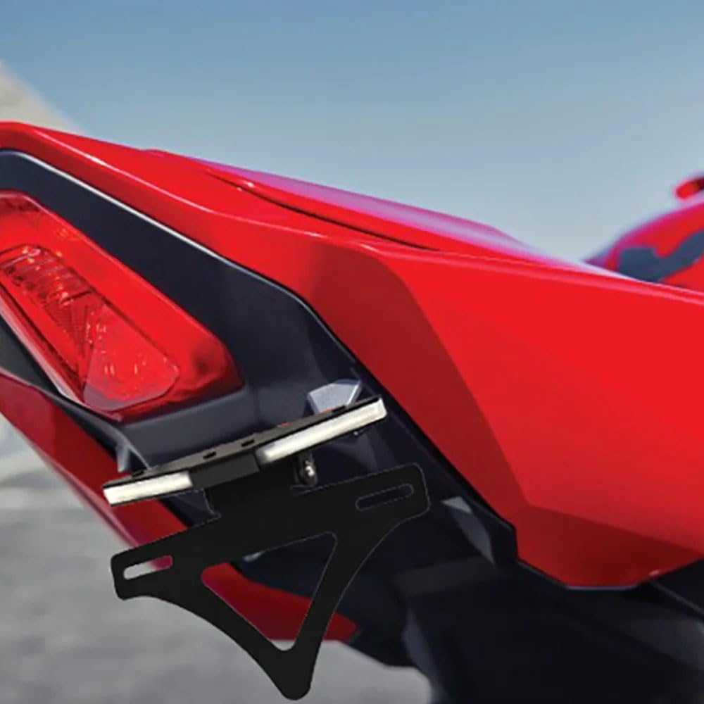 For 2025 CB650R CBR650R 2024-2024 cb650r cbr650r Motorcycle License Number Plate Frame Holder Bracket Adjustable Tail Tidy Mount Support
