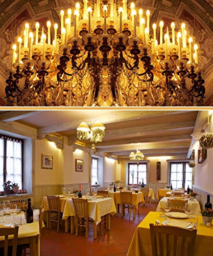 Vanke Bayonet Candle Light Bulb 40w Equivalent, B22 LED Bulbs Warm White 2700K, 6w Energy Saver Bulb, 470 Lumen, Non-Dimmable, 3-Pack - Image 4