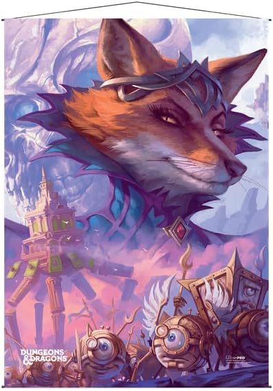 Ultra Pro - Dungeons & Dragons Planescape Wall Scroll, Morte’s Planar Parade - Perfect for Room Decoration or Styling Your Gaming Room, Features Exclusive D&D Artwork, Perfect for D&D Gamers
