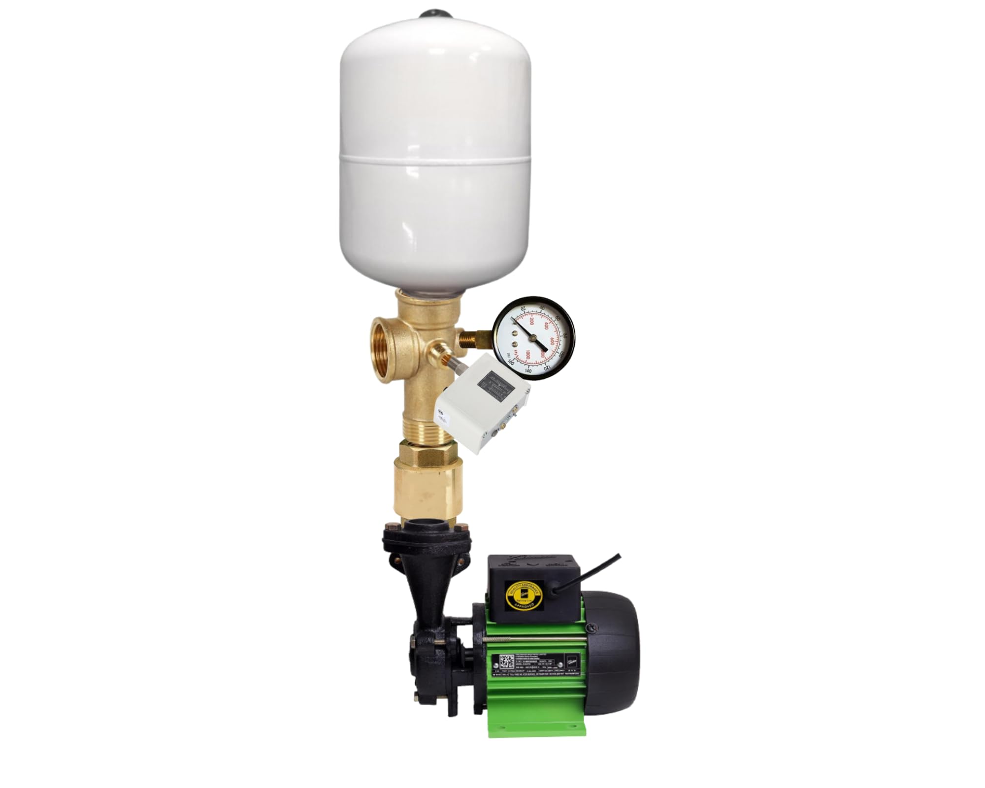 kirloskar chhotu 0.5 hp water pump with pressure boosting 24 liter tank (Available In multicolour) with NRV, 5 way Connector, Pressure Guage, Pressure switch (single phase) (B08Y8WN93T) Amazon Price History, Amazon Price Tracker