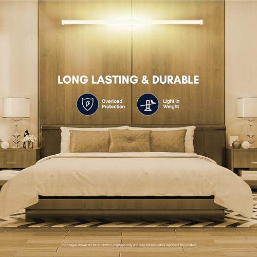Image of Halonix 30 Watt 3-in-1 LED Tube Light | 3 Color LED Batten | White, Warm Yellow & Off-White Lighting Modes | High Brightness Tube Light | Pack of 1