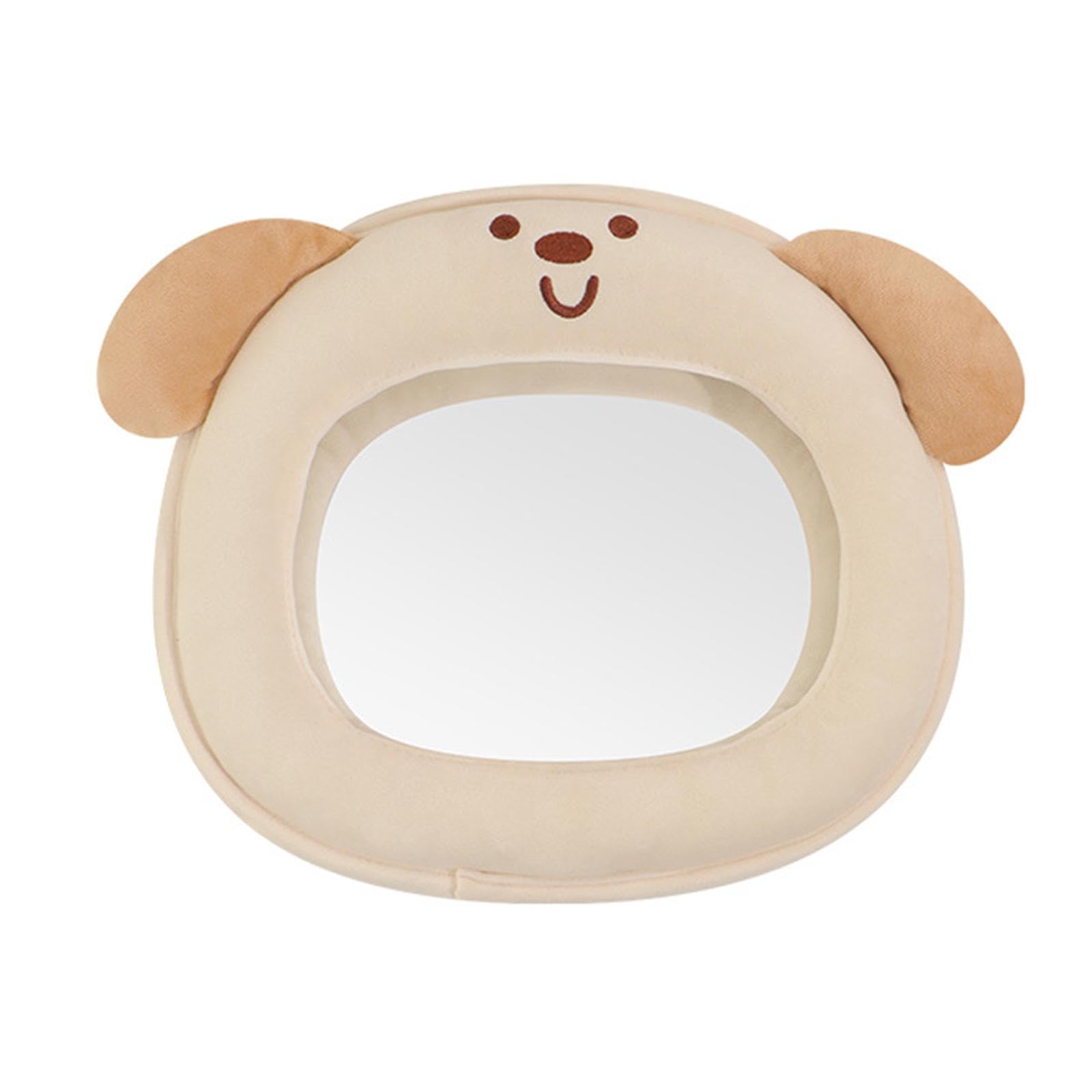 Sharplace Espejo Retrovisor para Coche de Bebé, Visión Clara, Fácil de Instalar, Práctico, Esencial, Accesorios Profesionales para Automóviles, Irrompible, Perro