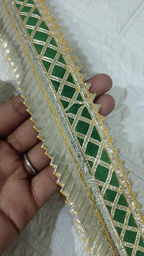 Image of Lace Border for Decorate Saree Suits Dupatta Handcraft Products Size 5 Meter (RM-LACE20-1)
