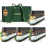NORDHOLZ® Saunaaufguss XXL Discovery Box 60x15ml [#1 - #60] Sauna Aufgussmittel...