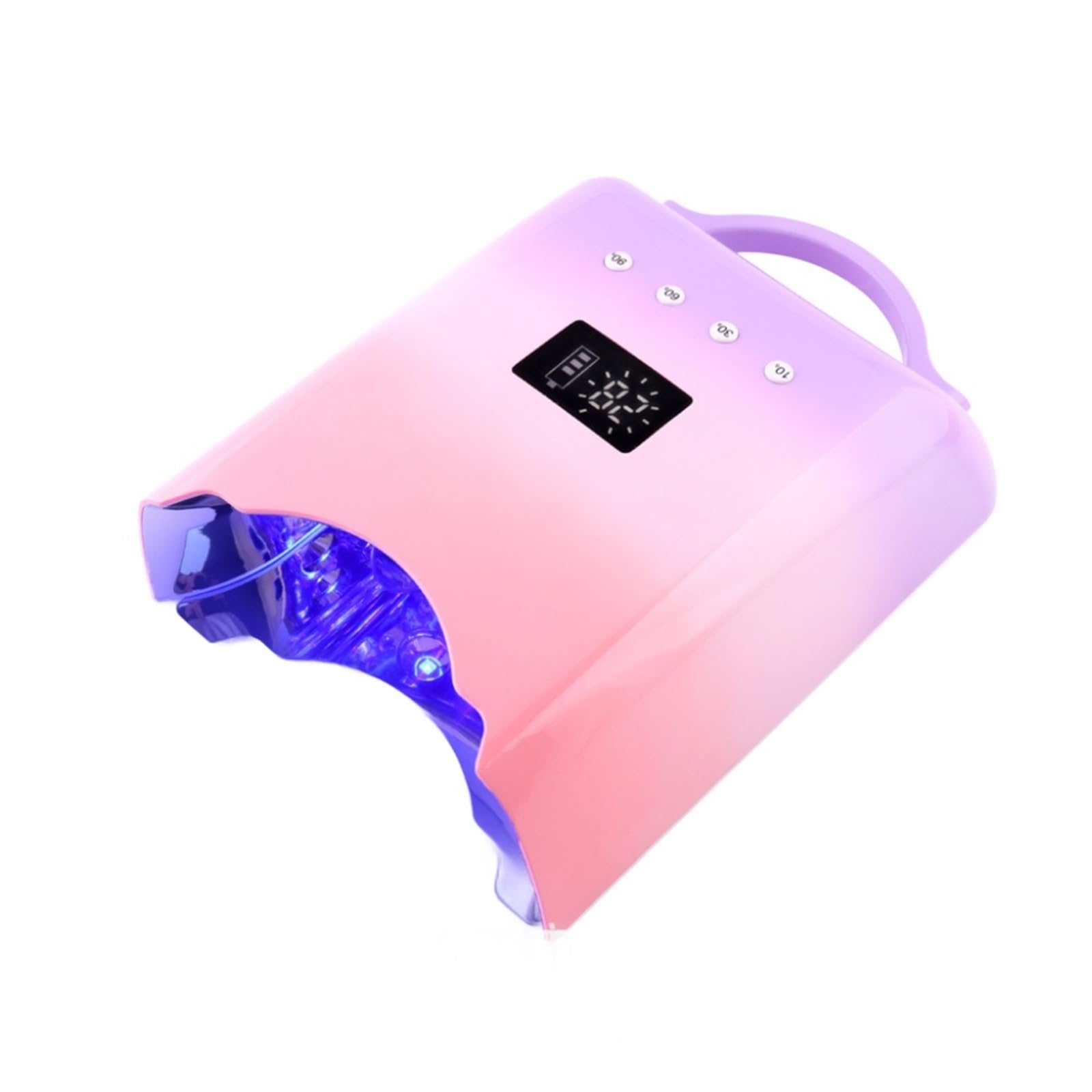 Lampa UV LED do paznokci 76 W szybkoschnącego urządzenia manicure żelowego, 39 diod, narzędzia salonu Praktyczny(Pink)