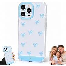 LED Light up Notification Shockproof Phone Case with Pink Bowknot Accents