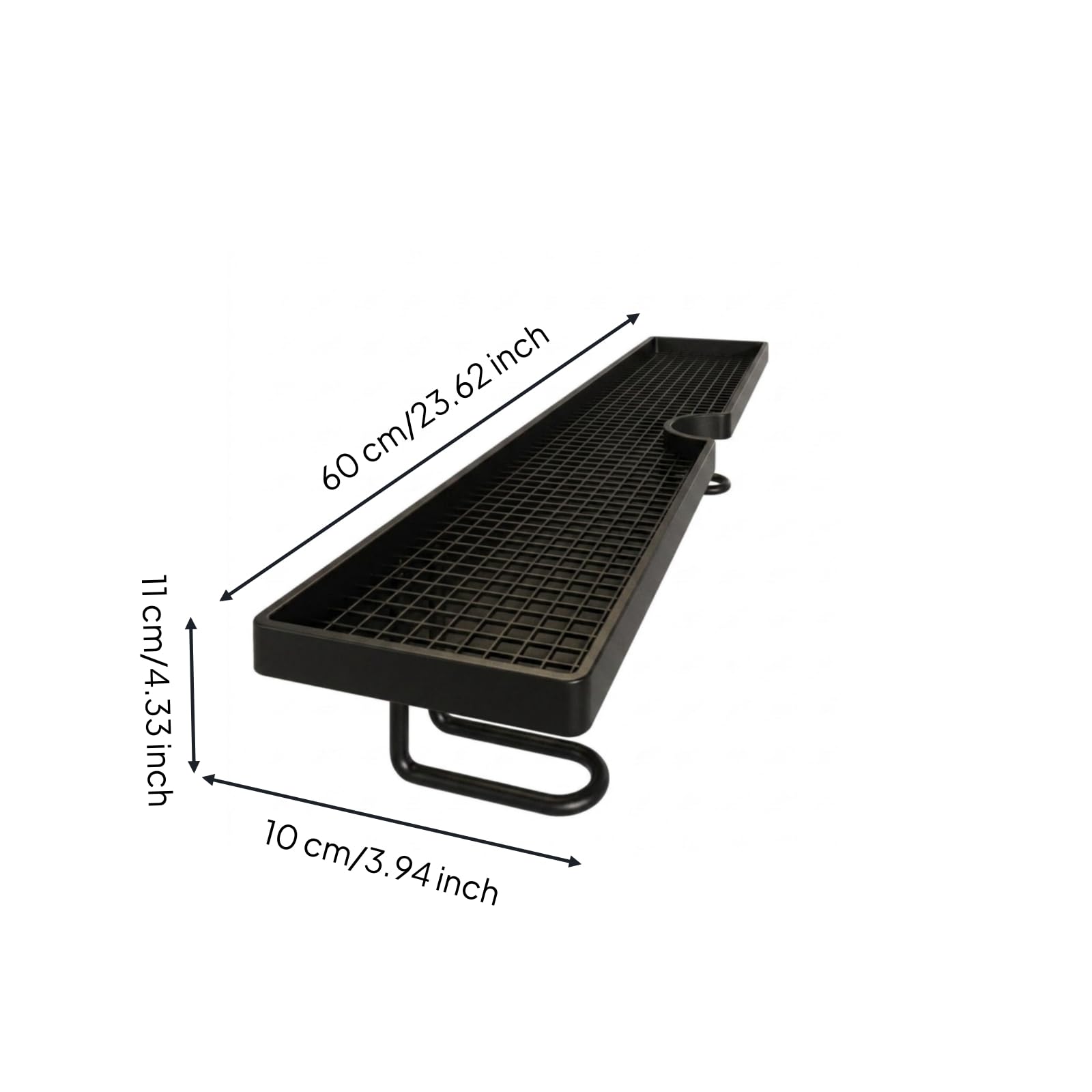 Waschbeckenregal mit Abfluss Platzsparend Wasserarmatur-Regal ohne Bohren Waschbecken Regal für Mieter