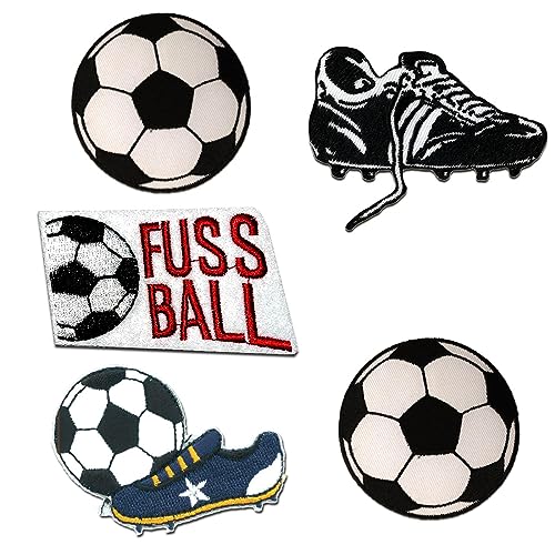 12 Stück Fußball Patches Zum Aufbügeln, Fußball Bügeln Auf Patch