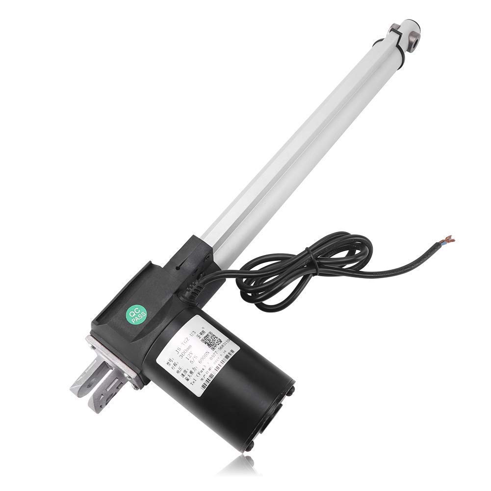 Accionamiento lineal de 12 V CC, actuador lineal, motor lineal, actuador lineal, actuadores para abrepuertas eléctricas médicas electrónicas, 6000 N, 300 mm