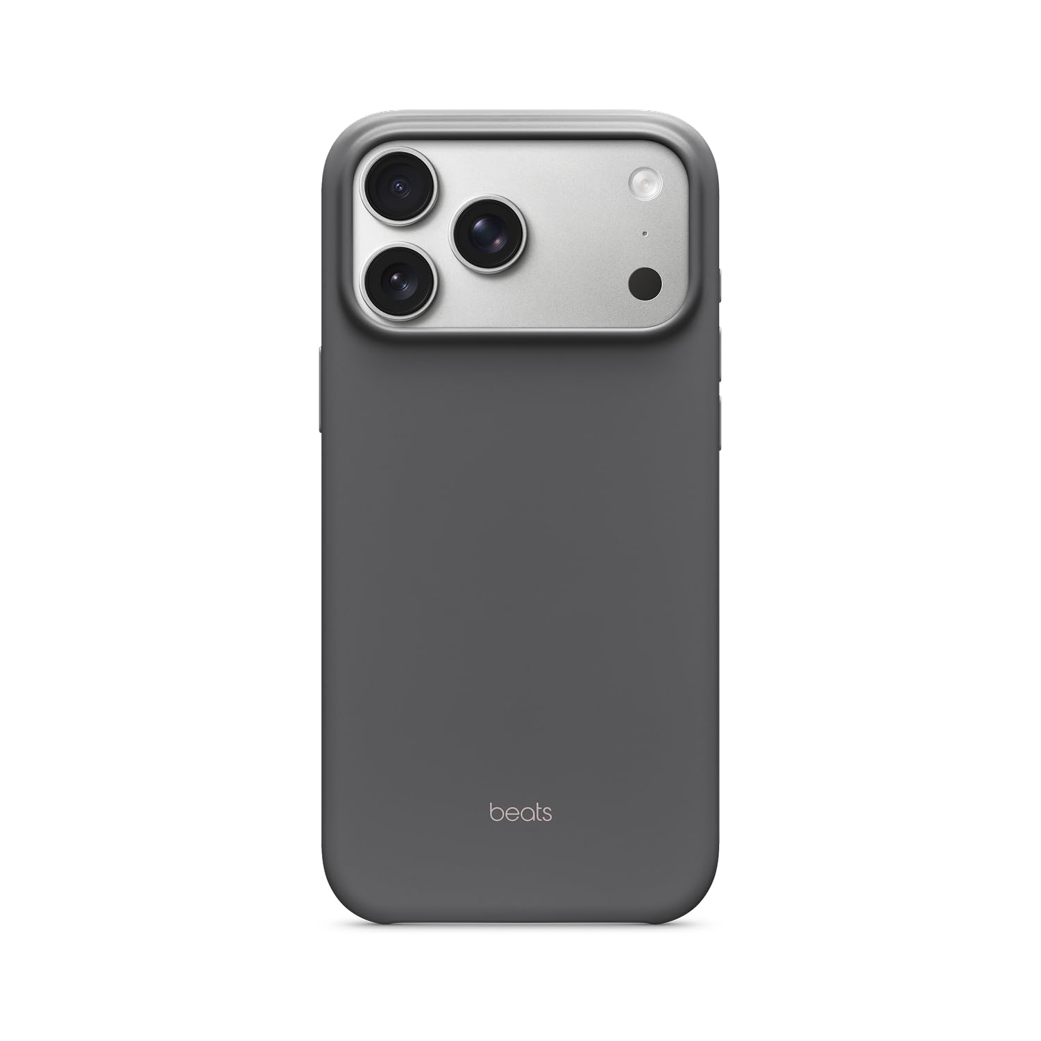 Beats iPhone 17 Pro Max Case with MagSafe & Camera Control, Matte Finish, Microfiber Lining – Granite Gray