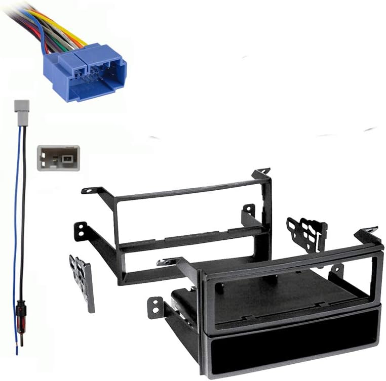 Harmony Audio Radio Install Bundle Fits Honda Pilot 2006-2008 with Metra 99-7861 Single DIN Dash Kit