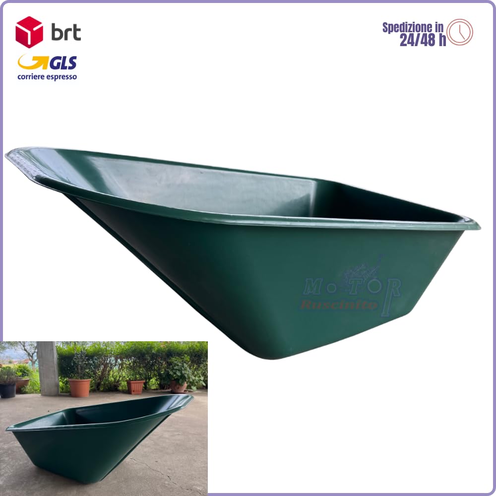 Vasca di Ricambio per Carriola 100 Litri in Plastica PVC misure100x62x34 cm – da Giardino, agricoltura e allevamento Universale