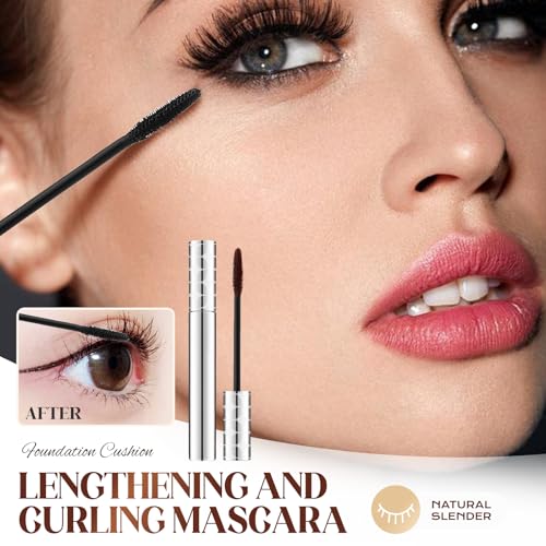 Image of Mascara for Older Women 60 Plus, Waterproof Mascara for Volume and Length, 3D Curling Eyelash Long-lasting, Washable, Smudge Proof & No Flaking (Brown)